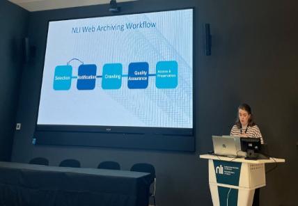MR speaking at Workshop 4 on web archiving
